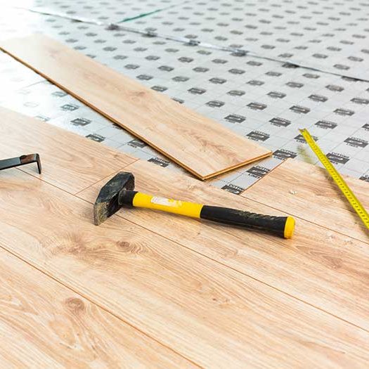 wooden floor construction