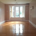 shiny wooden floor
