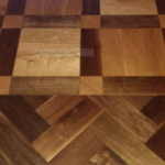 patterned wooden floor